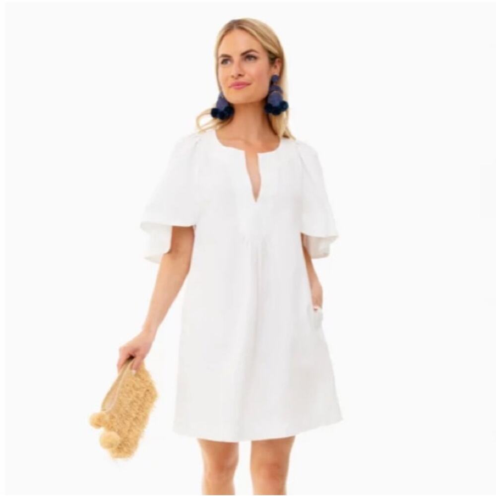 Tuckernuck Pomander Place White Finley Mini Dress